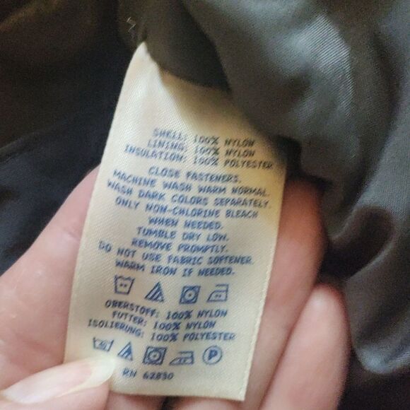 Lands End Black Snow Pants Size 8 Grow A Longs Winter Snow Sports Ski Snowboard - Picture 8 of 14